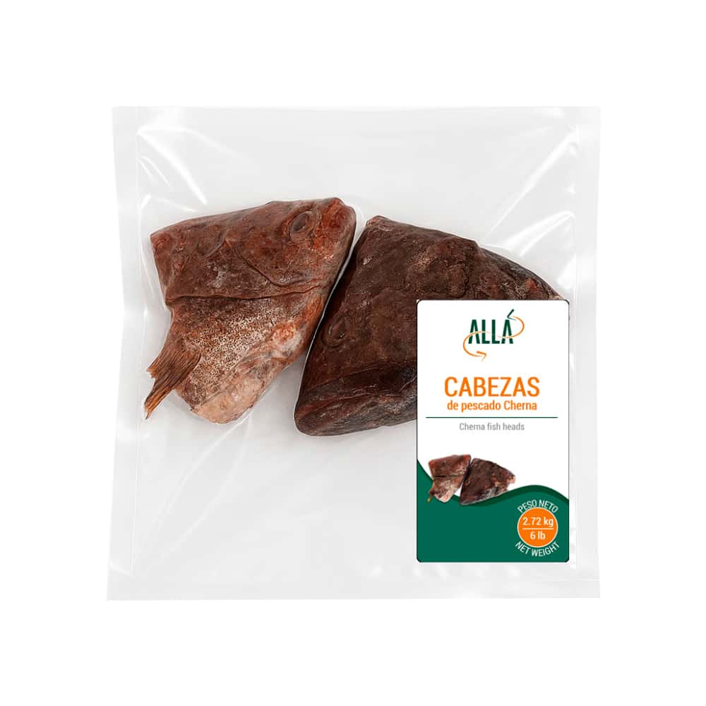 Cabezas de pescado Cherna ALLÁ (2.72 kg / 6 lb) - Miniatura 5