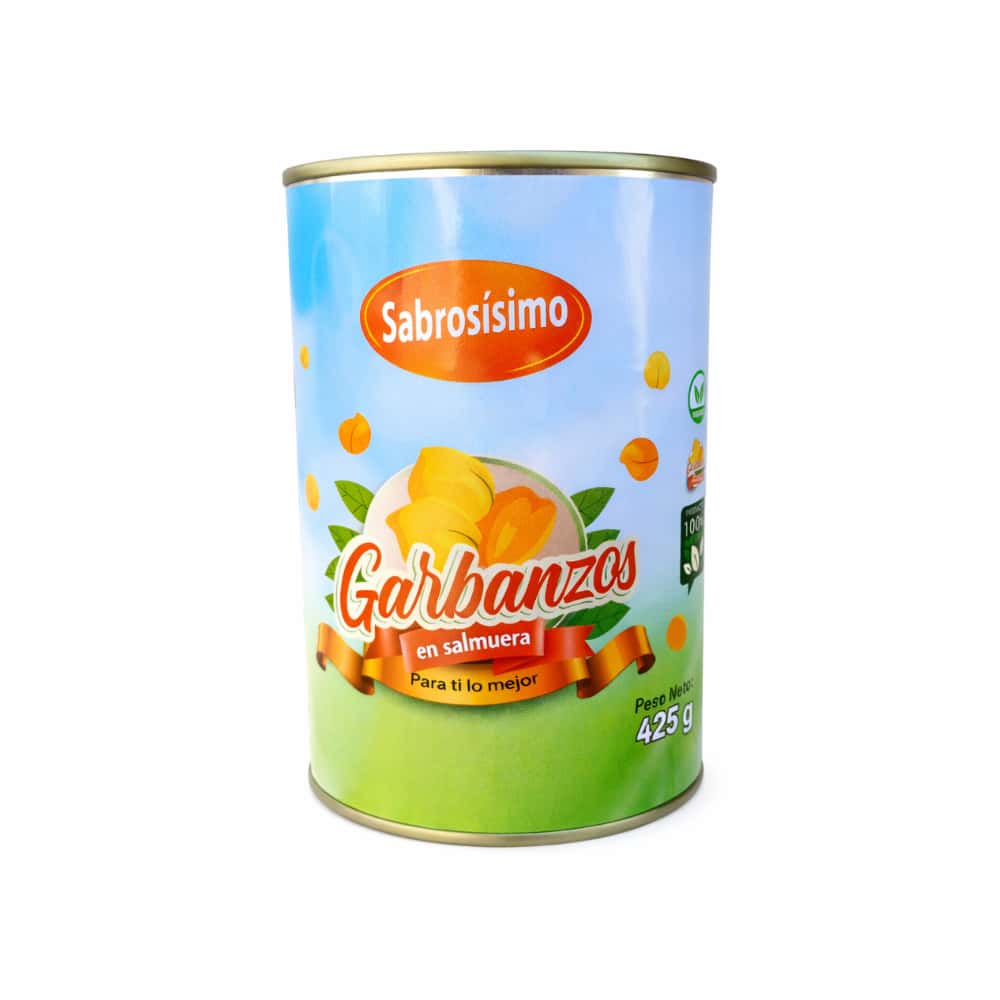 Garbanzos en salmuera Sabrosísimo (425 g / 14.99 oz) - Miniatura 1