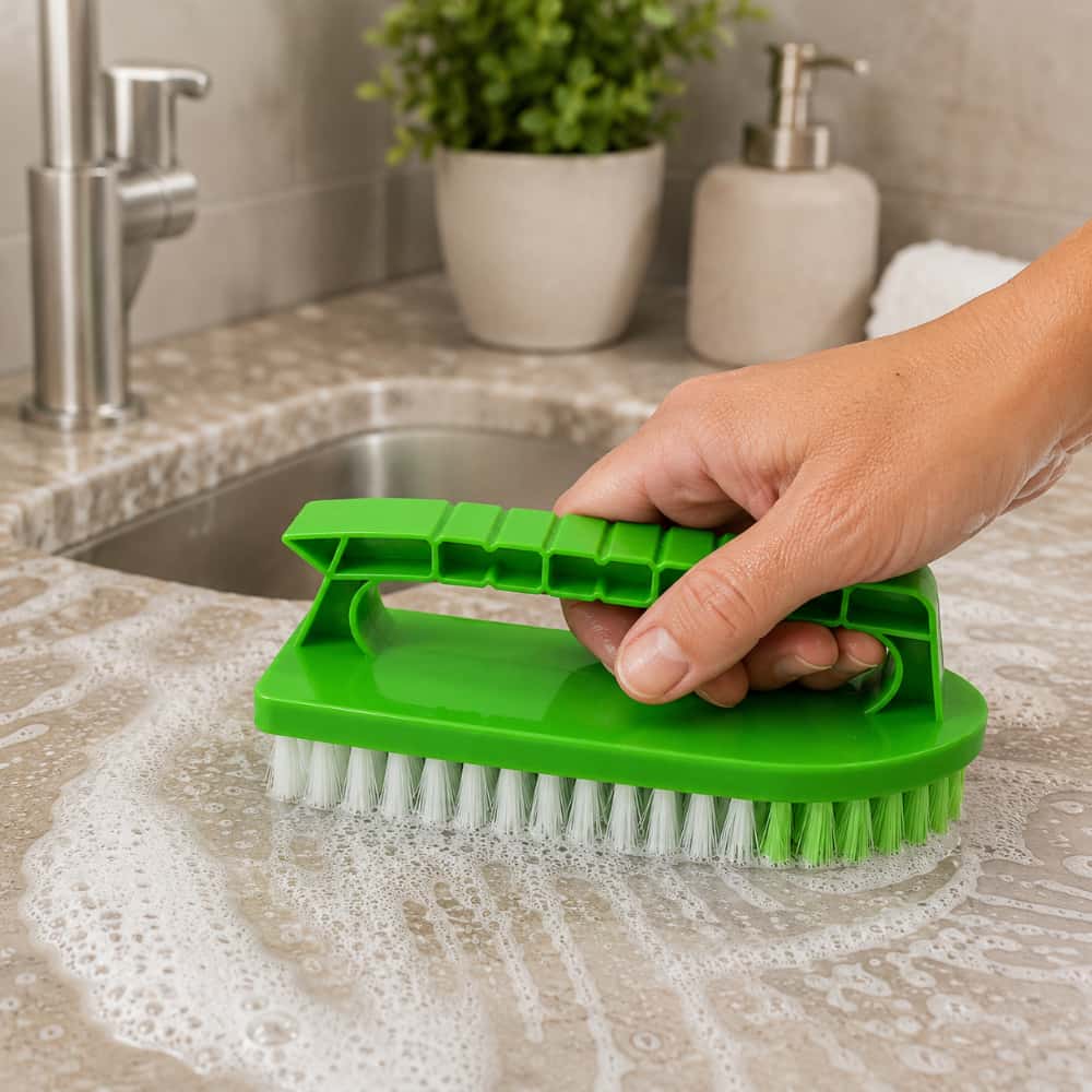 Cepillo de lavar con mango ergonómico verde MAS - Miniatura 3