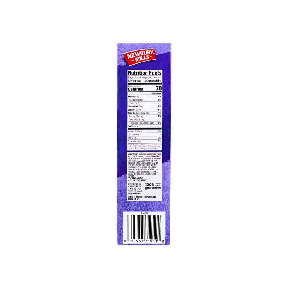 Galletas saladas crujientes originales Newbury Mills (198 g / 7 oz) - Miniatura 3