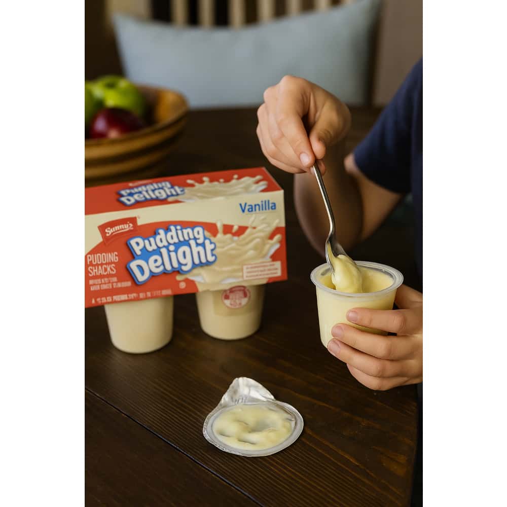 Natilla de vainilla Sunny's (4 x 92.1 g / 3.25 oz) - Miniatura 4