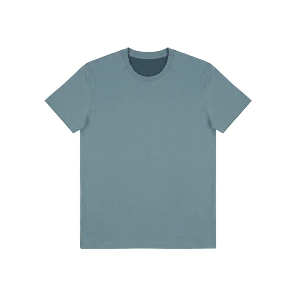 Camiseta de cuello redondo verde aceituna de algodón para hombre Torbex (Talla 2XL) - Miniatura 1
