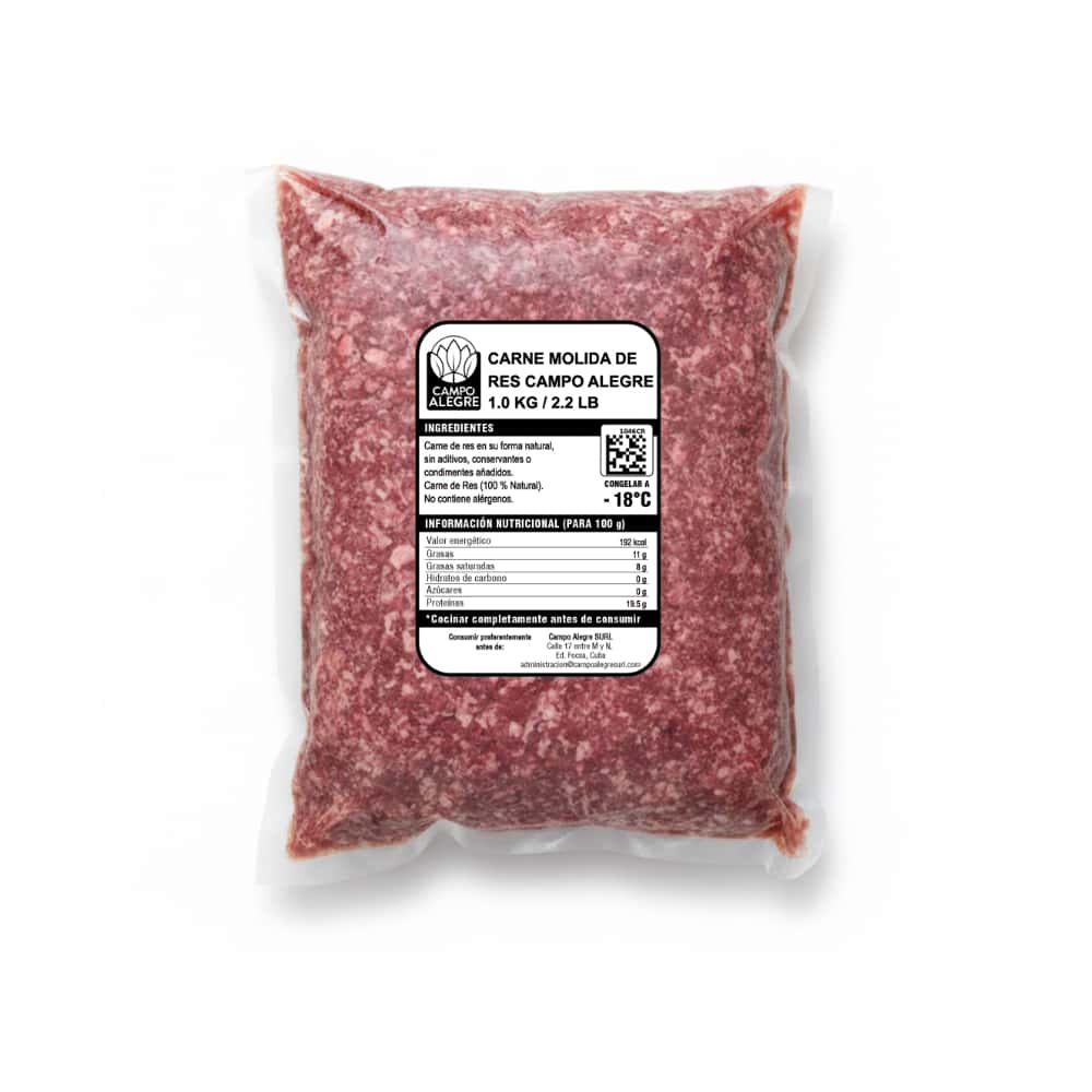 Carne de res molida Campo Alegre (1 kg / 2.2 lb) - Miniatura 1