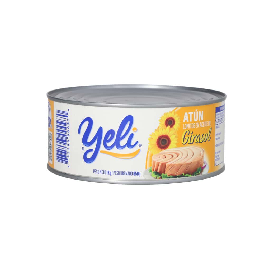 Atún lomitos en aceite de girasol Yeli (1 kg / 2.2 lb) - Miniatura 1