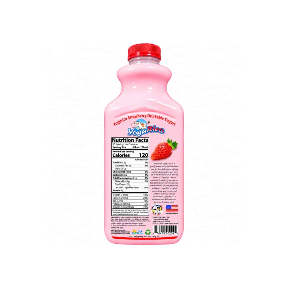 Yogur de fresa bebible YoguRico (1.69 L) - Miniatura 2