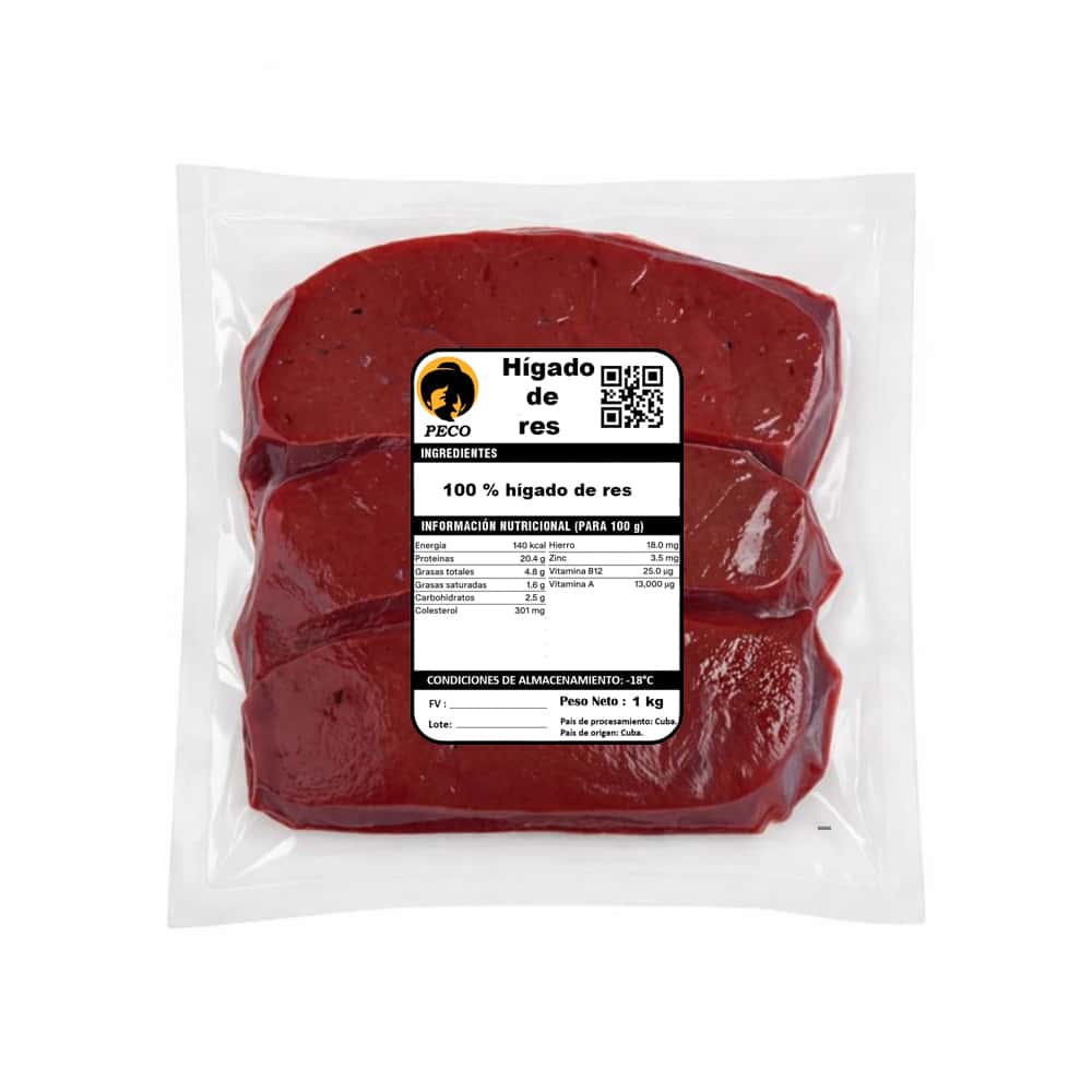 Hígado de res Peco (1 kg / 2.2 lb) - Miniatura 2