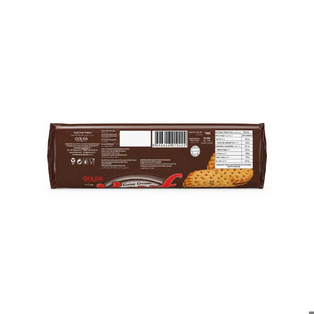 Galleta sándwich de crema de cacao Keyf Golda (140 g / 4.94 oz) - Miniatura 2