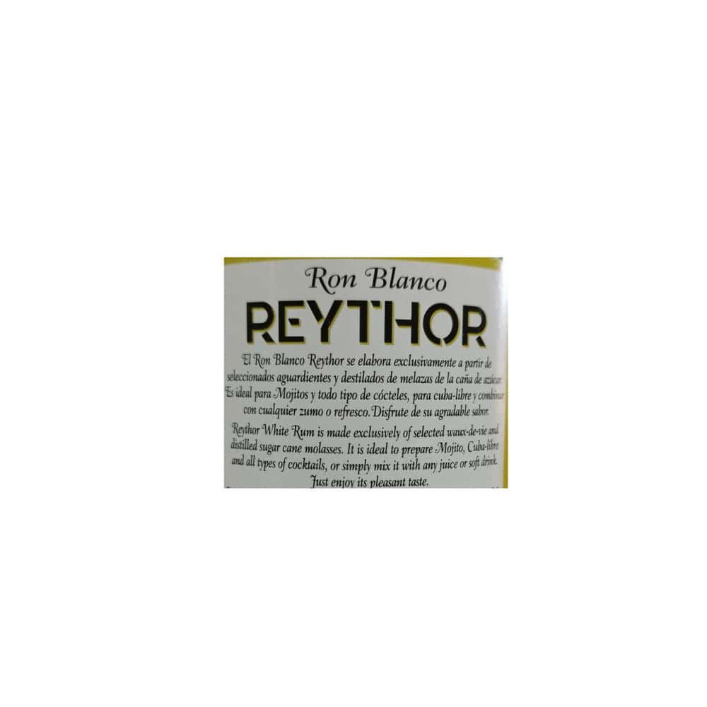 Ron blanco Reythor (1 L) - Miniatura 4