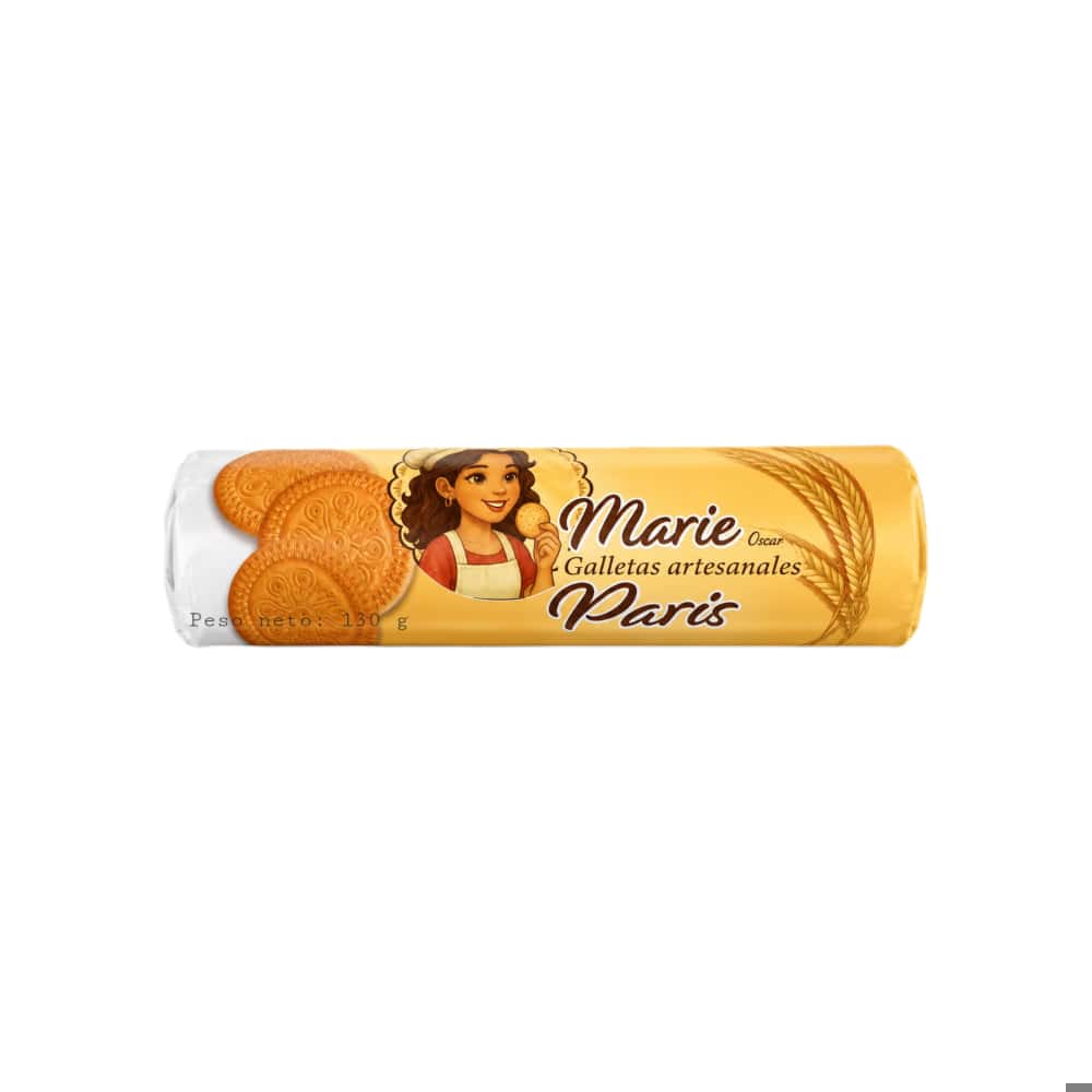 Galletas maria artesanales Paris (130 g / 4.59 oz) - Miniatura 1