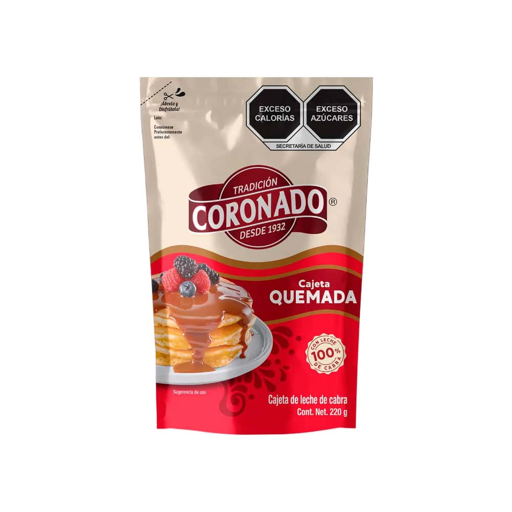 Dulce de leche de cabra cajeta quemada Coronado (220 g / 7.76 oz) - Miniatura 1