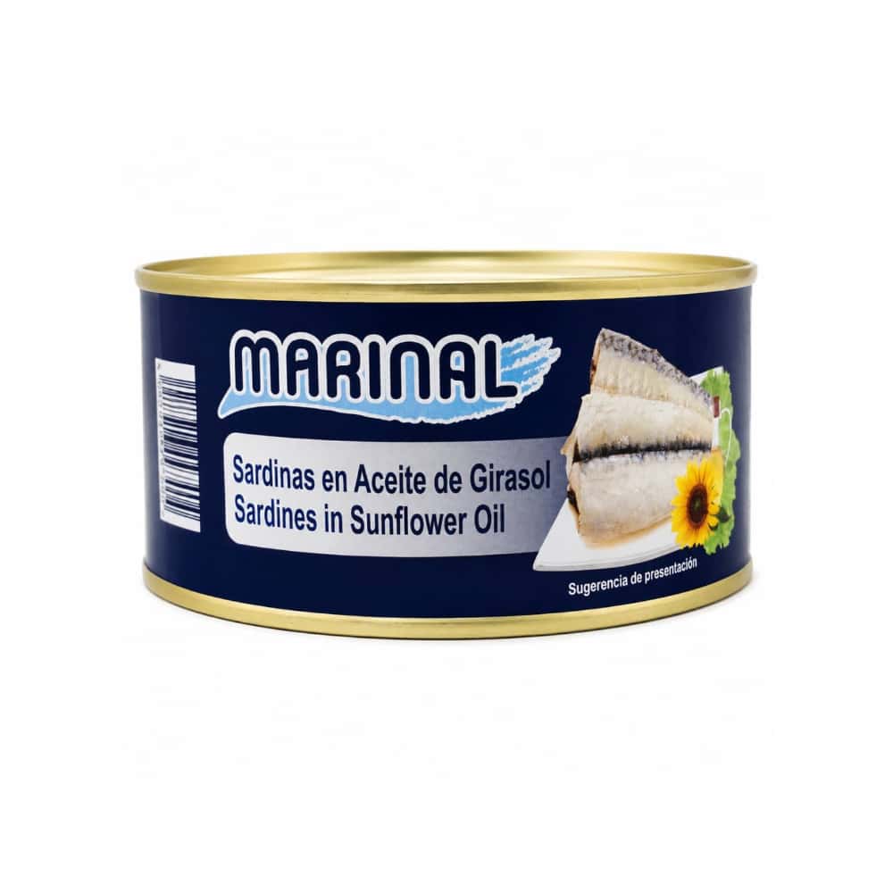 Sardinas en aceite de girasol Marinal (900 g / 1.98 lb) - Miniatura 1