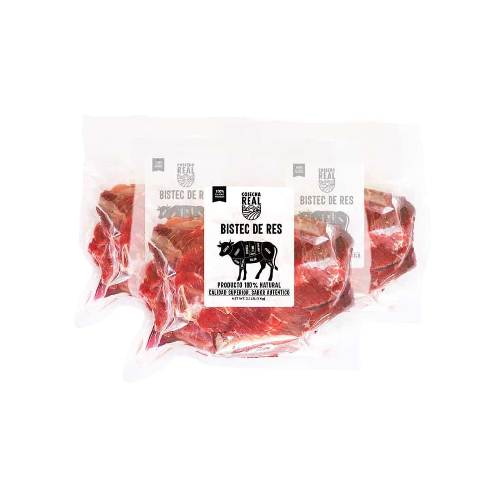 Bistec de res Cosecha Real (3 x 1 kg / 2.2 lb) - Miniatura 1