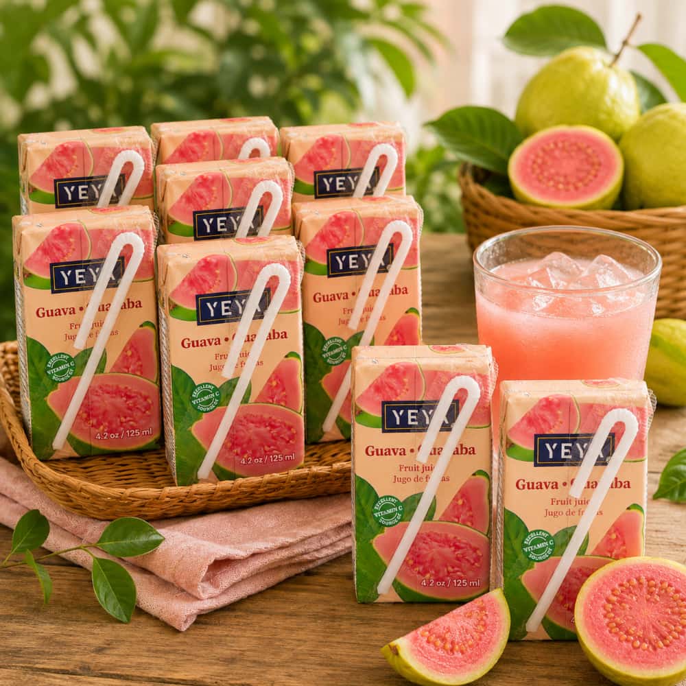 Jugo de frutas sabor guayaba YEYA (22 x 125 ml / 4.2 oz) - Miniatura 4
