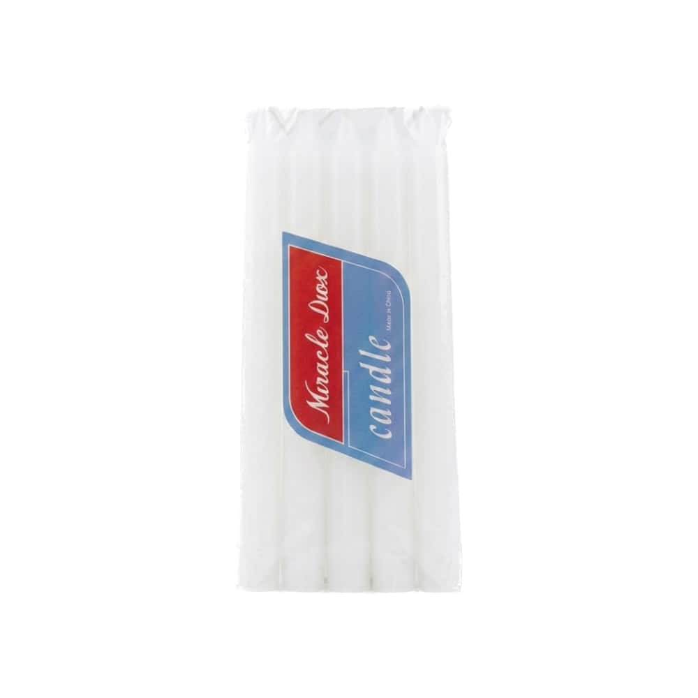 Velas color blanco Miracle Diox (10 U) - Miniatura 2