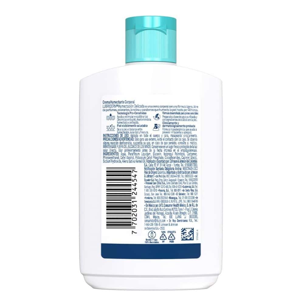 Crema humectante delicada Lubriderm (200 ml) - Miniatura 3