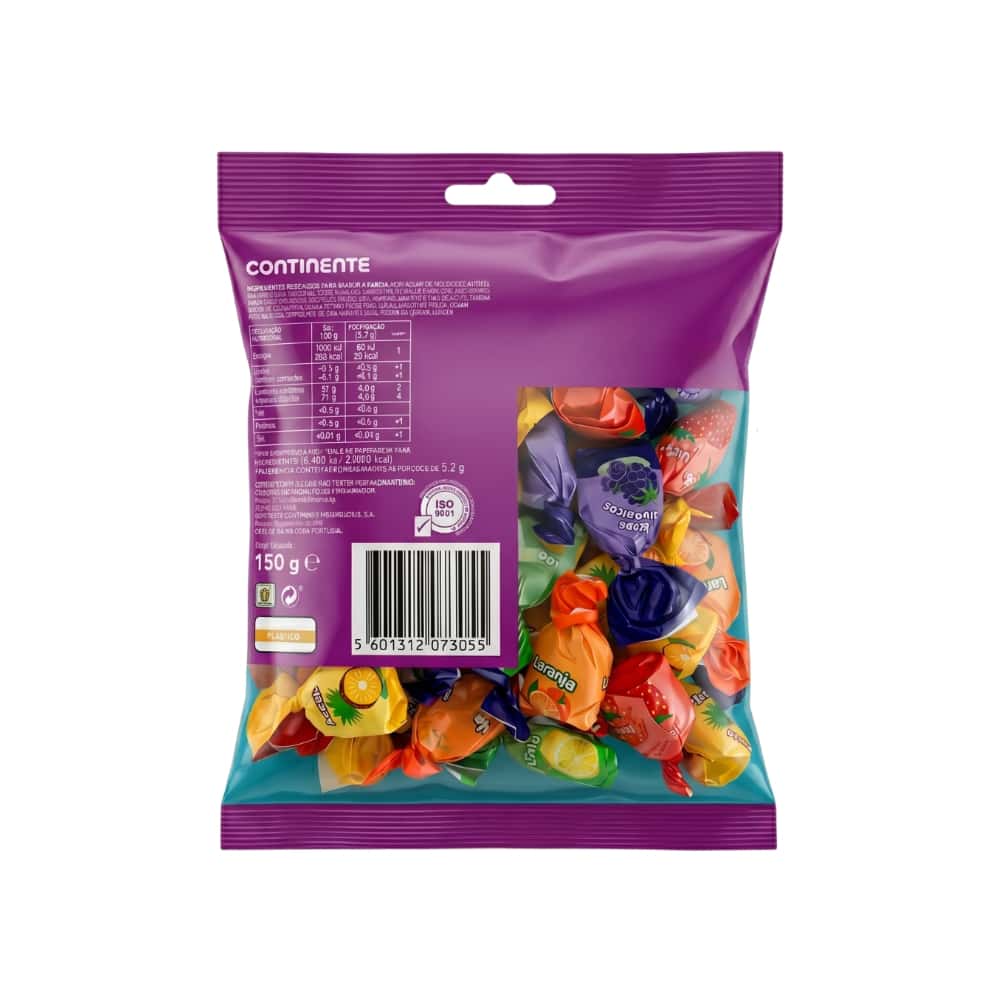 Caramelos rellenos de frutas Continente (250 g / 8.82 oz) - Miniatura 2