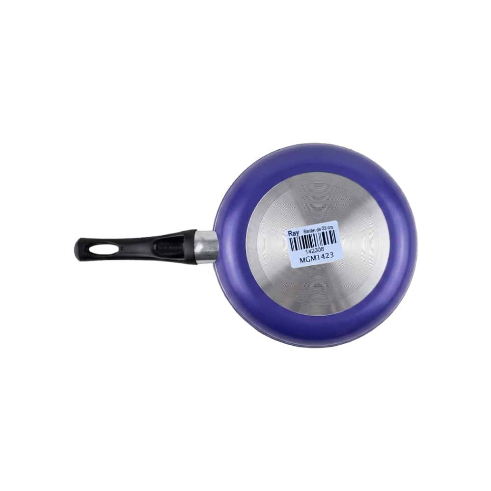 Sartén de 23 cm antiadherente esmaltado exterior azul Ray - Miniatura 3
