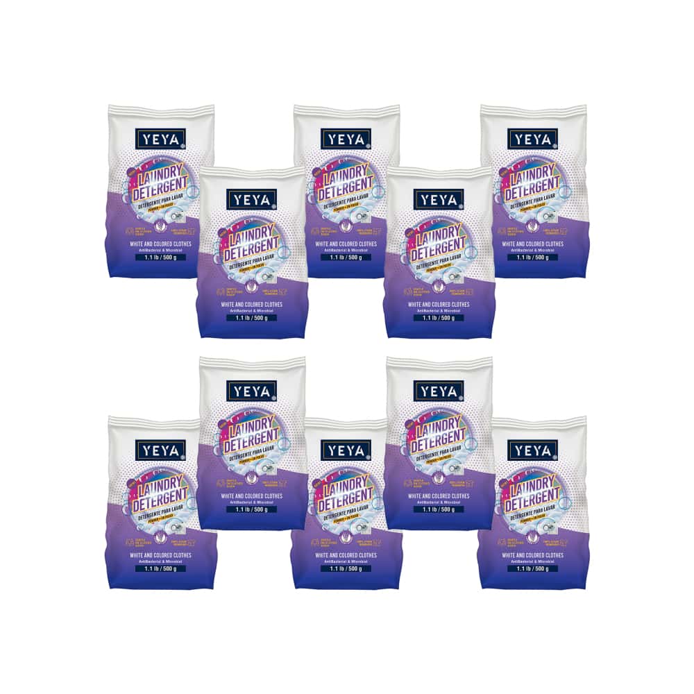 Detergente en polvo con aroma a lavanda Yeya (10 x 500 g / 1.1 lb) - Miniatura 1