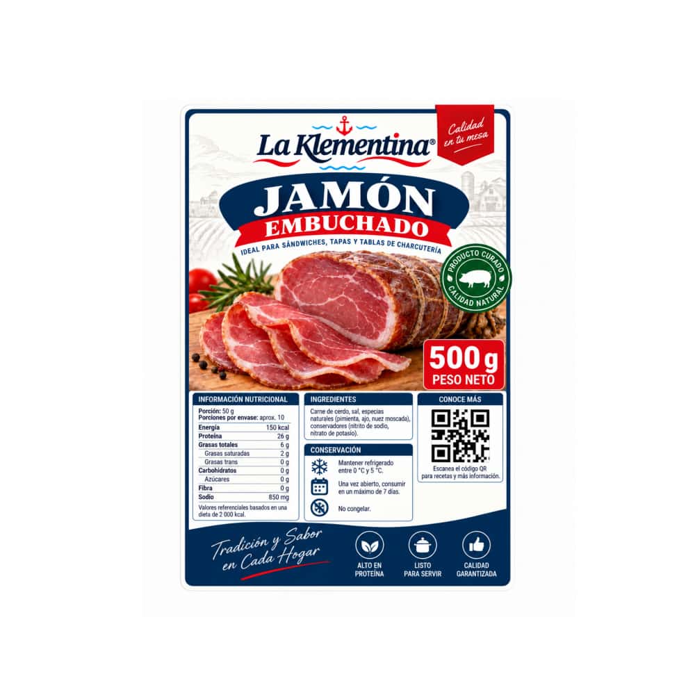 Jamón embuchado La Klementina (500 g / 1.1 lb) - Miniatura 2