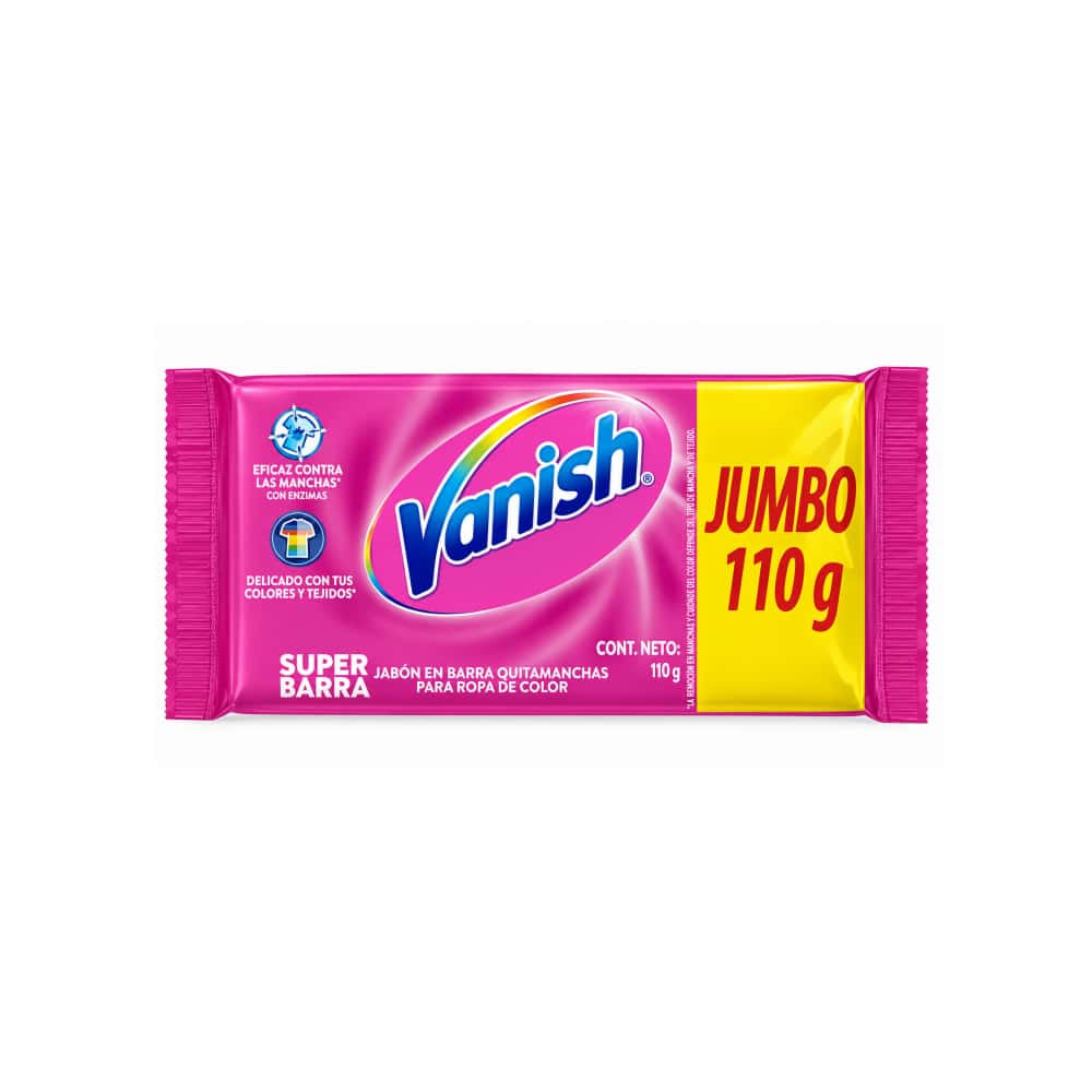 Jabón en barra quitamanchas para ropa de color Vanish (110 g / 3.88 oz) - Miniatura 1