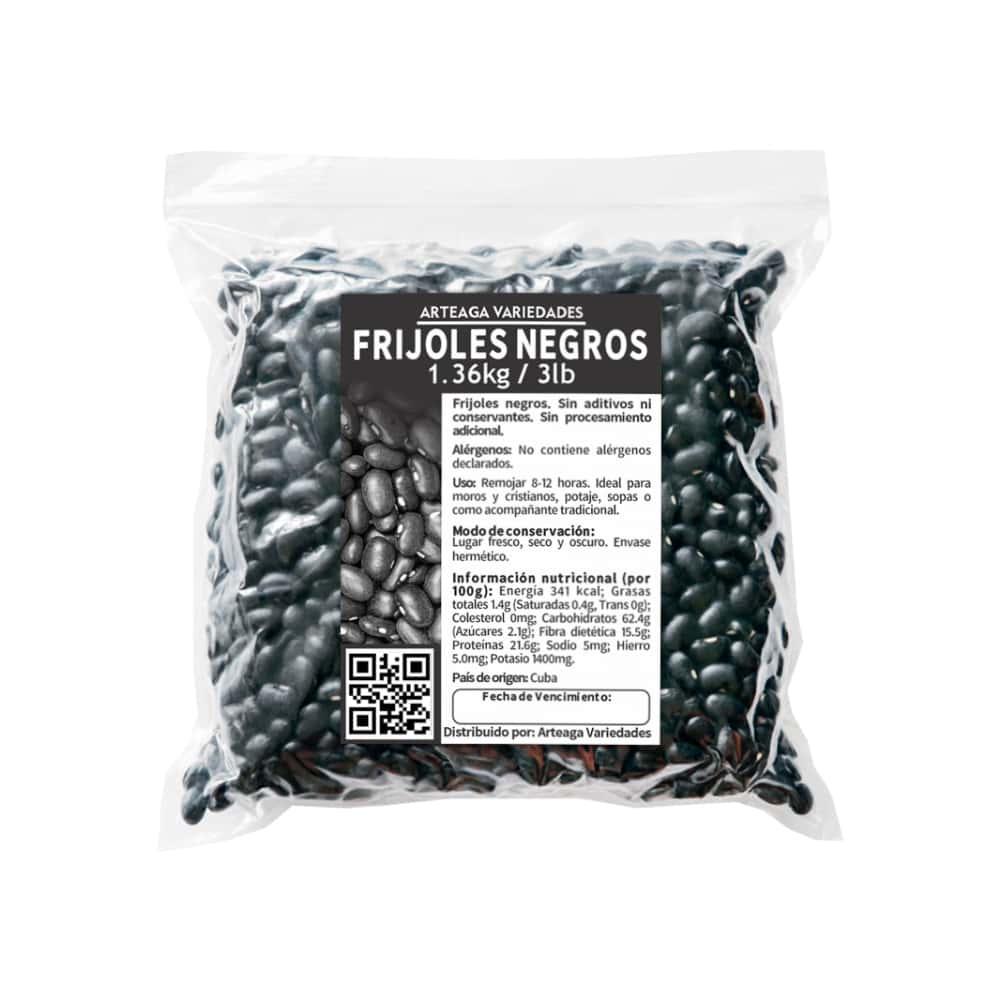 Frijoles negros Arteaga Variedades (1.36 kg / 3 lb) - Miniatura 1