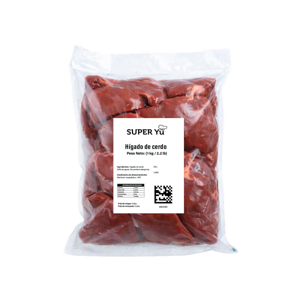 Hígado de cerdo Super Yu (1 kg / 2.2 lb) - Miniatura 3