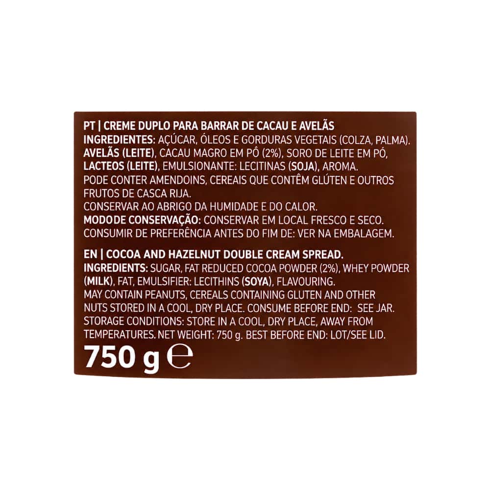 Crema para untar de cacao y avellana Choco Fun (750 g / 1.65 lb) - Miniatura 3