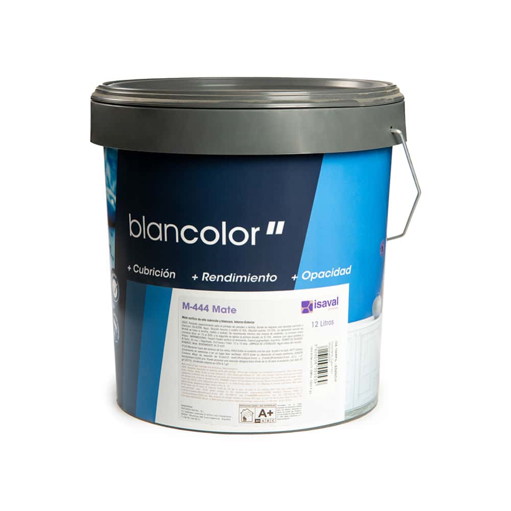 Pintura acrílica interior y exterior color marfil M-444 Blancolor Isaval (12 L) - Miniatura 2