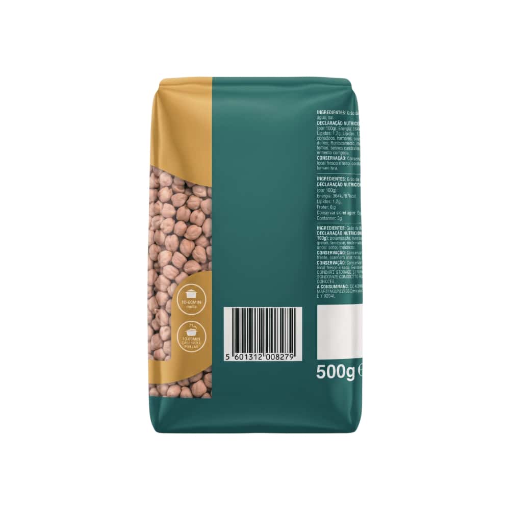 Garbanzos Continente (500 g / 1.1 lb) - Miniatura 3