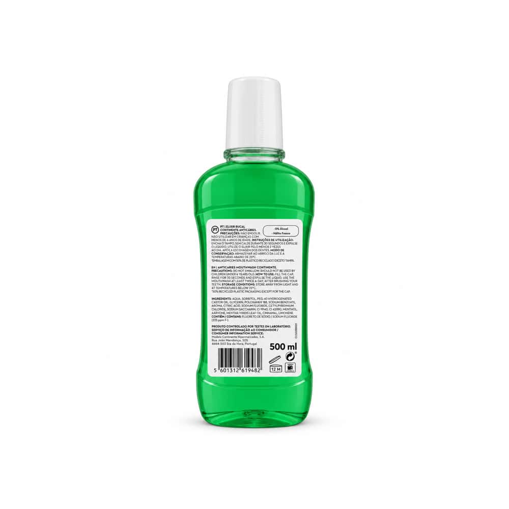 Enjuague bucal anticaries con fluoruro de sodio 225 ppm (500 ml / 16.91 floz) - Miniatura 2