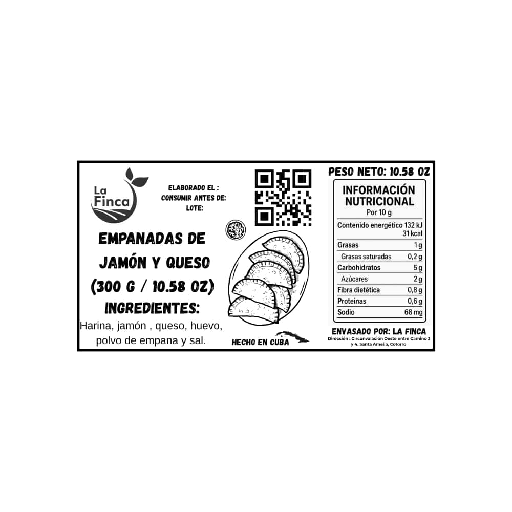 Empanadas de jamón y queso La Finca (300 g / 10.58 oz) - Miniatura 3