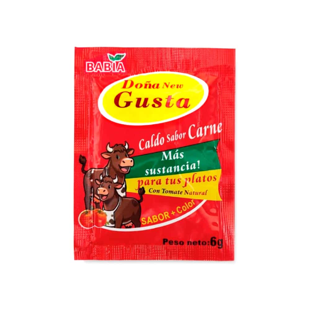 Caldo sabor carne con color Babia (6 g) - Miniatura 1
