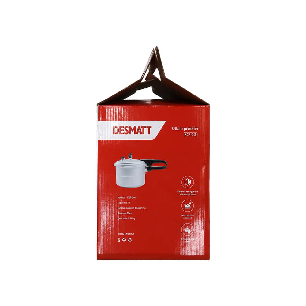 Olla de presión 4 L Desmatt KOP-040 - Miniatura 3