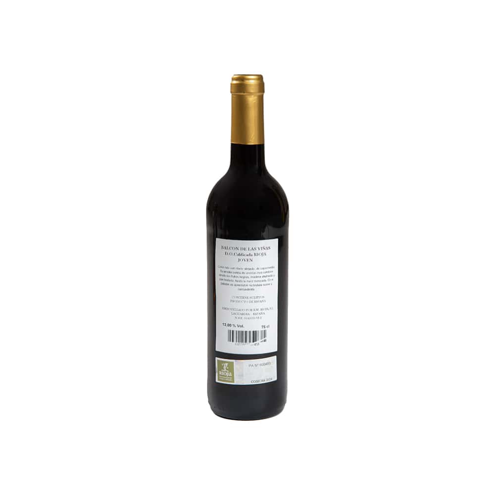 Vino tinto joven Rioja Balcón de las Viñas (750 ml) - Miniatura 2