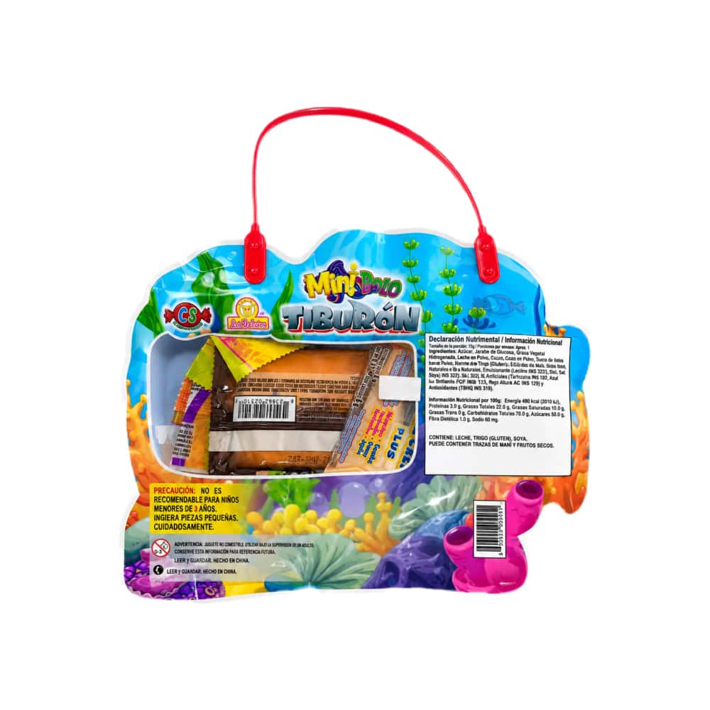 Surtido de dulces, galletas y juguetes con dulces con forma de tiburón Las Delicias (120 g / 4.23 oz) - Miniatura 2