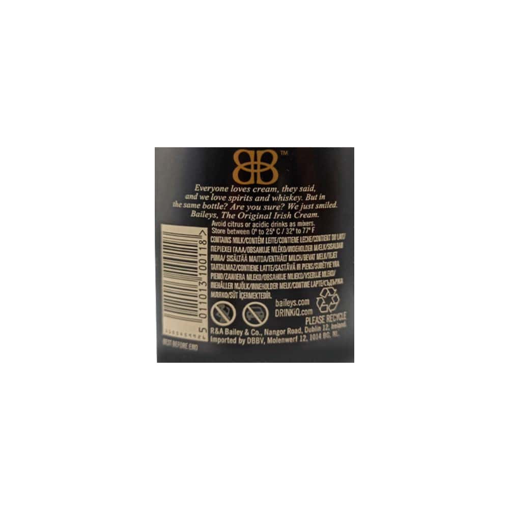Crema original 17 % vol Baileys (1 L) - Miniatura 6