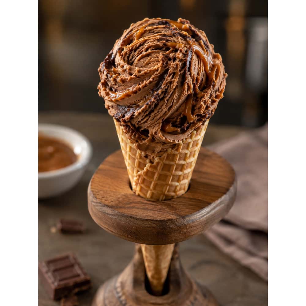 Helado doble crema sabor chocolate y dulce de leche Alask (4 L) - Miniatura 4
