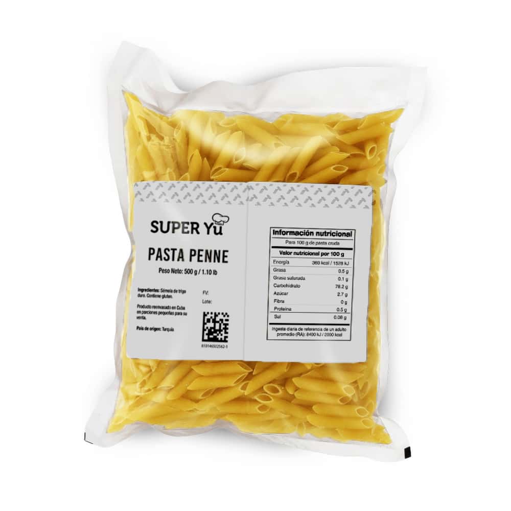 Pasta penne Super Yu (500 g / 1.10 lb) - Miniatura 2