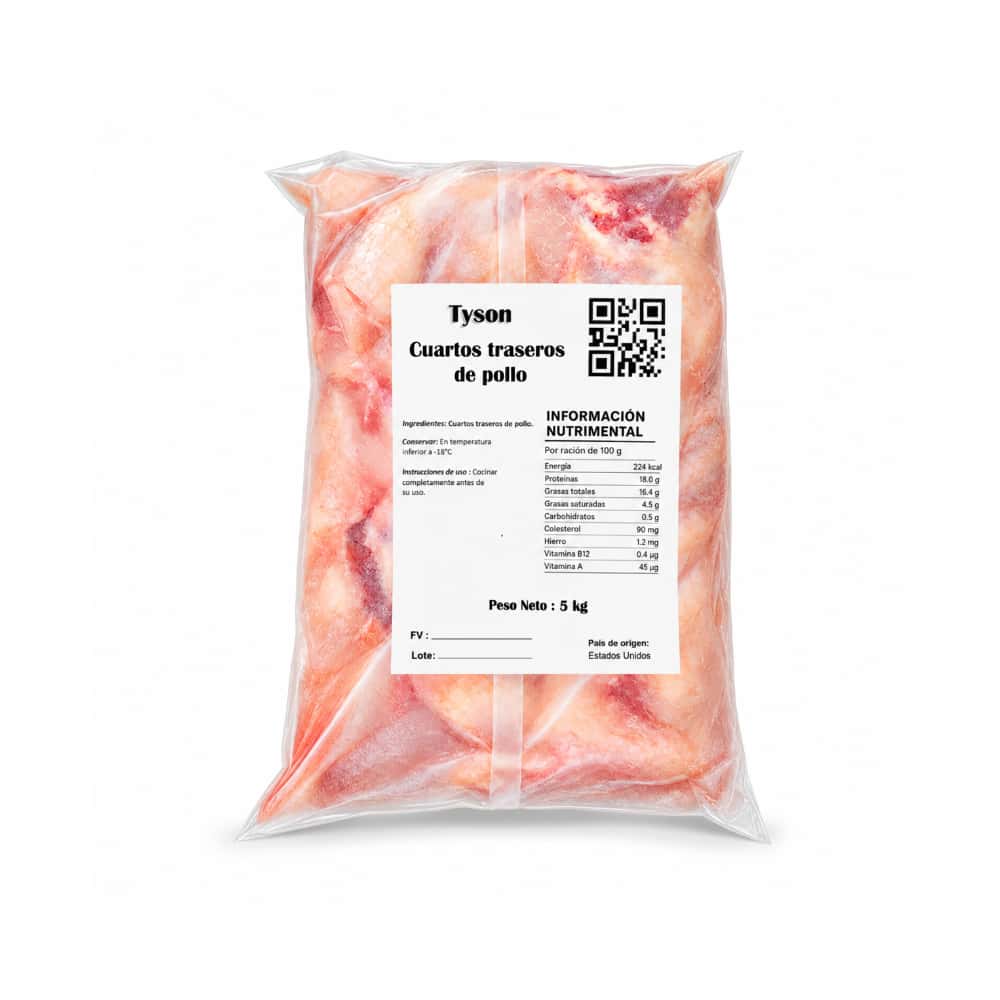 Paquete de cuartos traseros de pollo Tyson (5 kg / 11 lb) - Miniatura 7