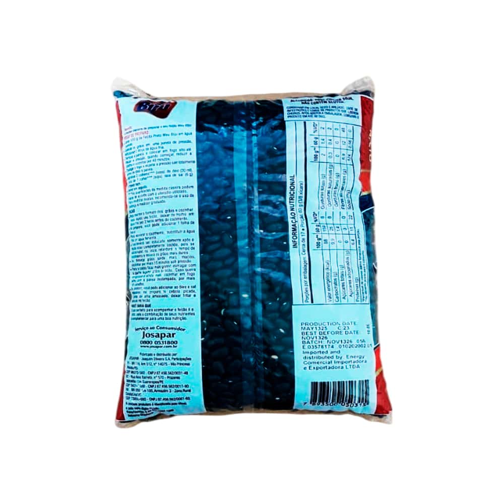 Frijoles negros MEU BIJU (1 kg / 2.2 lb) - Miniatura 2