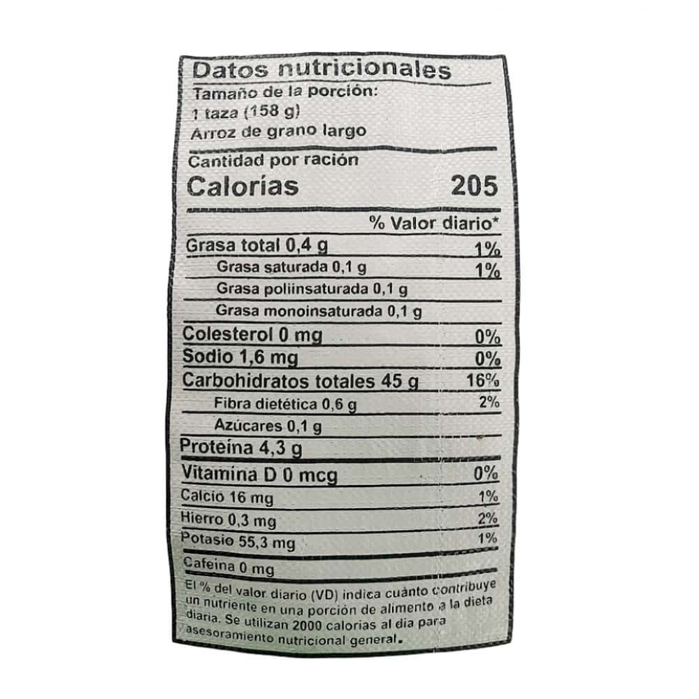 Arroz de grano largo 5% de grano partido Tatine (2 x 25 kg / 55.1 lb) - Miniatura 2