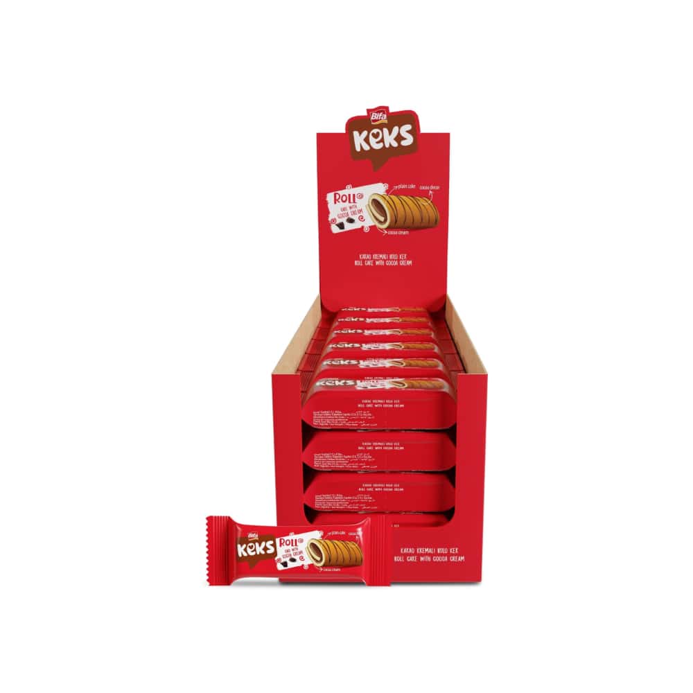 Tortas rollo con crema de cacao Keks Bifa (24 x 50 g / 1.76 oz) - Miniatura 1