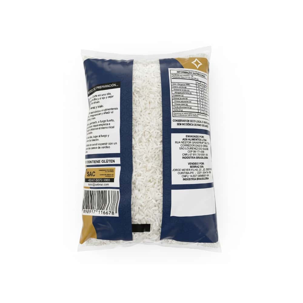 Arroz tipo 1 Sebraz (1 kg / 2.2 lb) - Miniatura 2