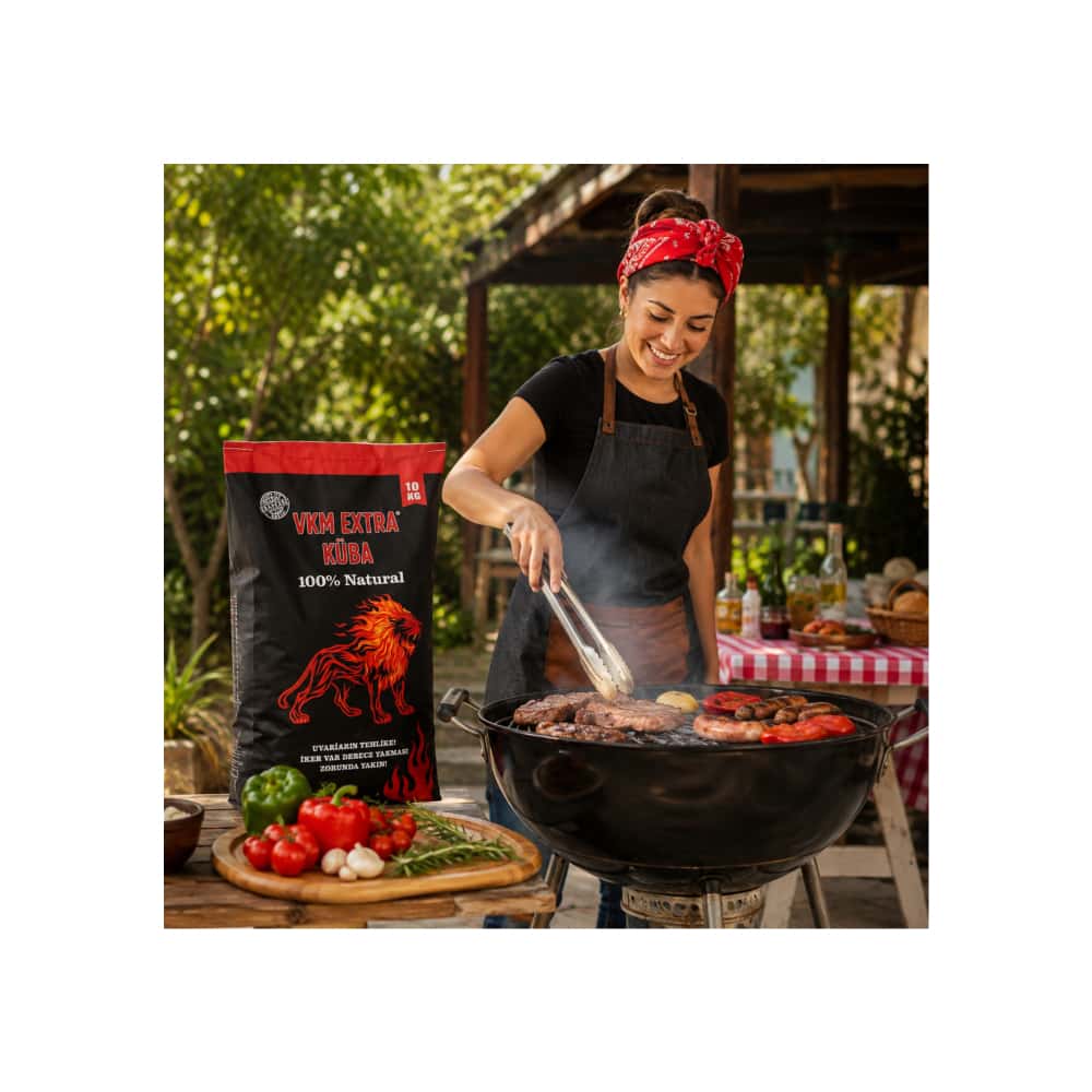 Carbón vegetal VKM extra (10 kg / 22.04 lb) - Miniatura 4