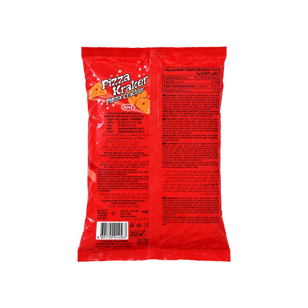 Galletas saladas tipo cracker sabor pizza ANI (120 g / 4.23 oz) - Miniatura 2