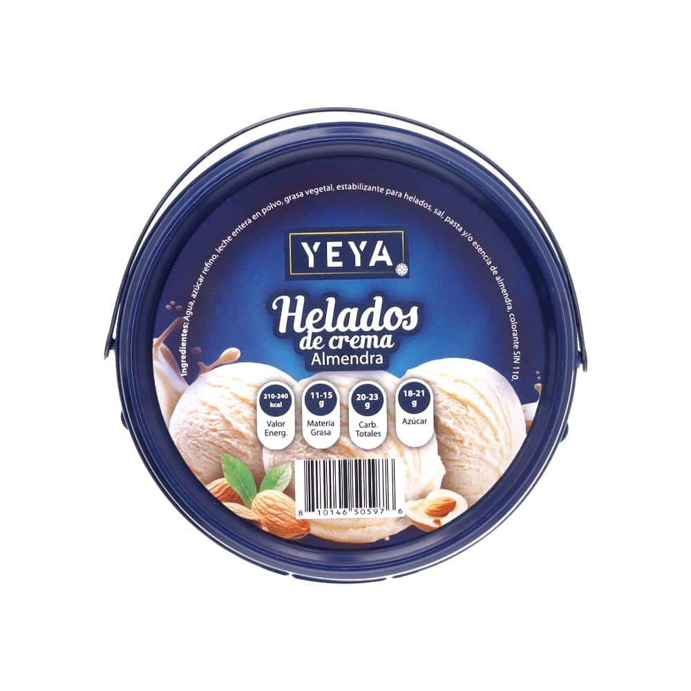 Helado de crema sabor a almendra YEYA (500 ml) - Miniatura 3
