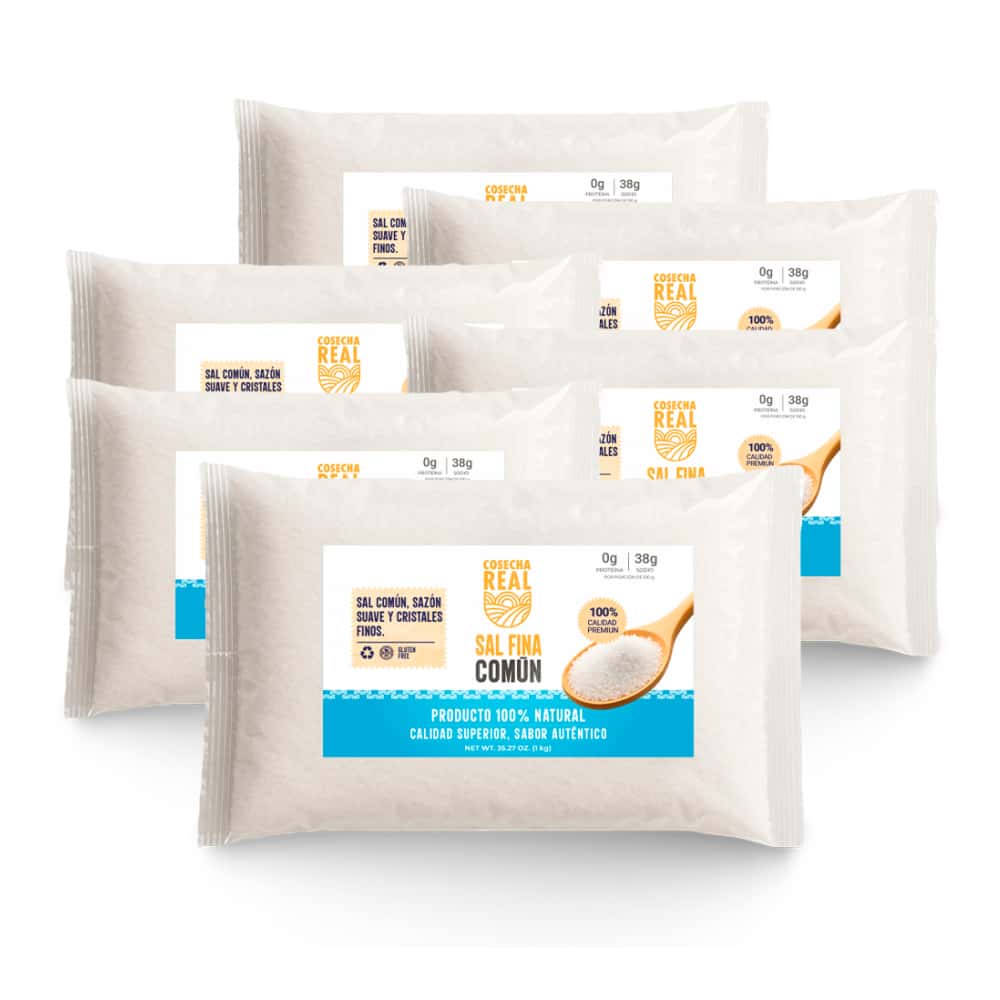 Sal fina común Cosecha Real (6 x 1 kg / 2.2 lb) - Miniatura 1