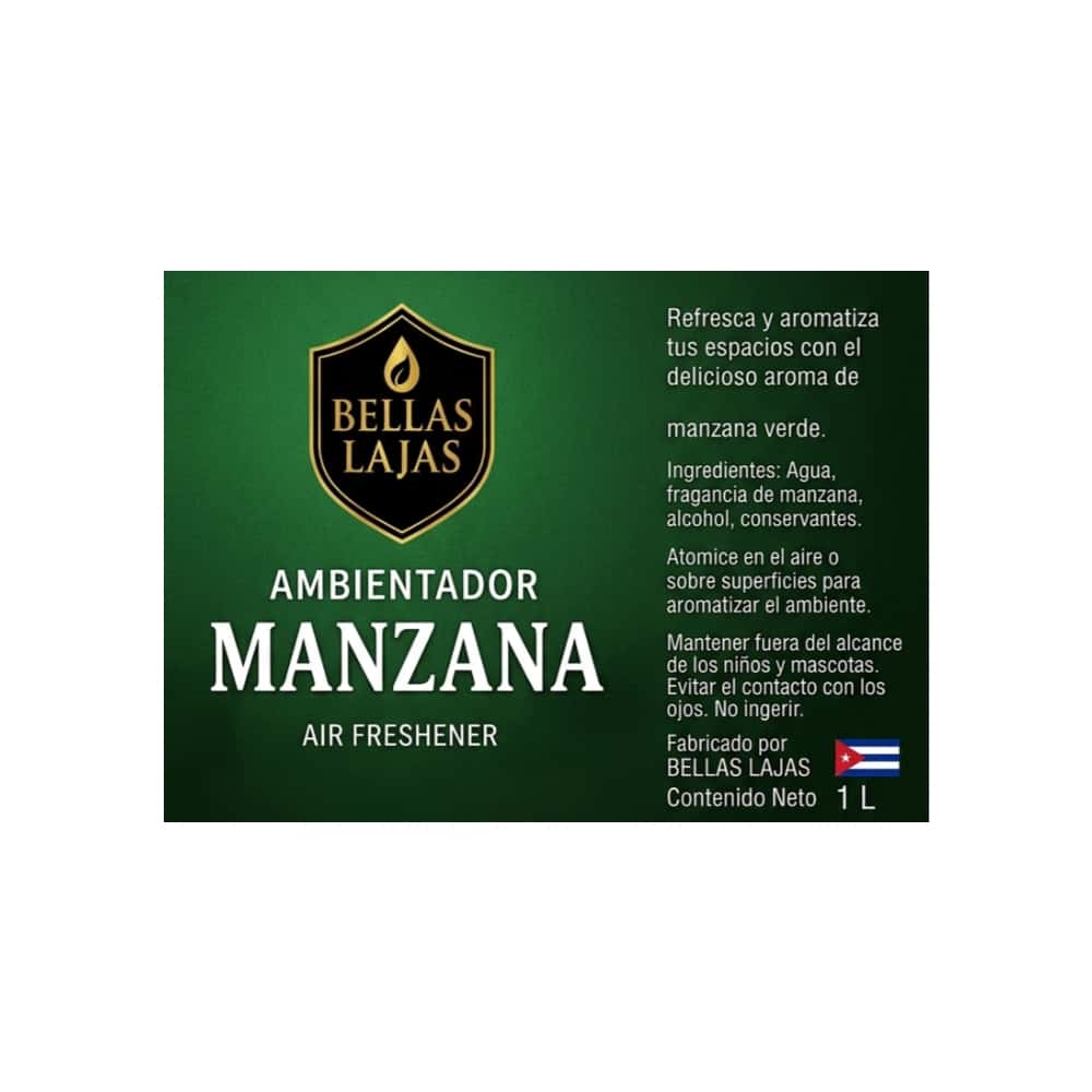 Ambientador de manzana Bellas Lajas (1 L) - Miniatura 2
