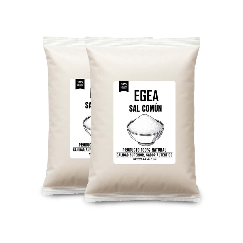 Sal común EGEA (2 x 1 kg / 2.2 lb) - Miniatura 1