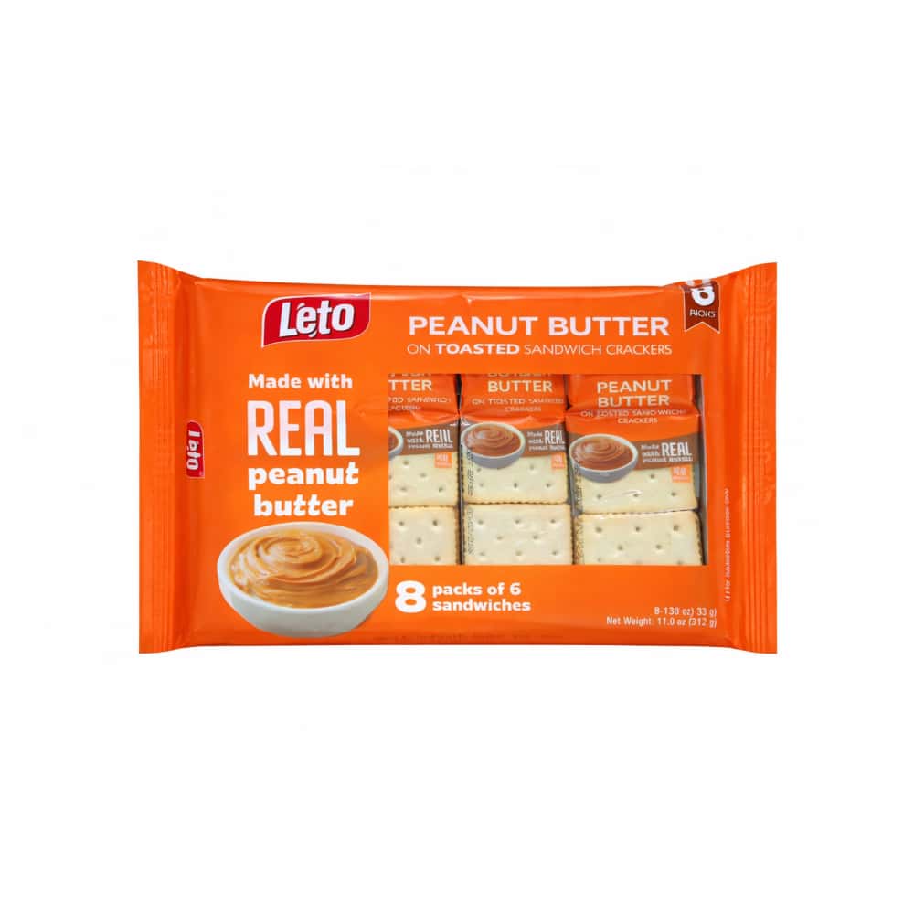Galletas tostadas con mantequilla de maní Leto (312 g / 11 oz) - Miniatura 1